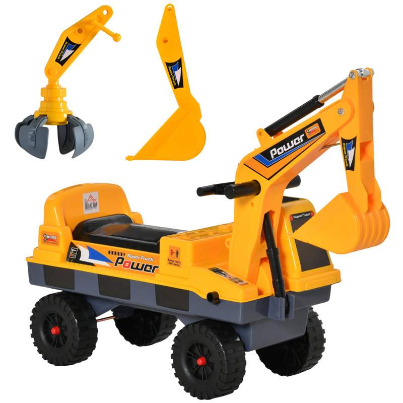 Excavatrice multifonctionnelle avec seau de creusage pratique