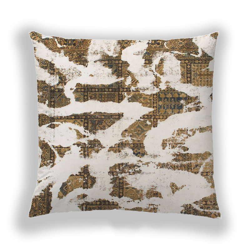 Coussin Abstract 1242, Microsuède
