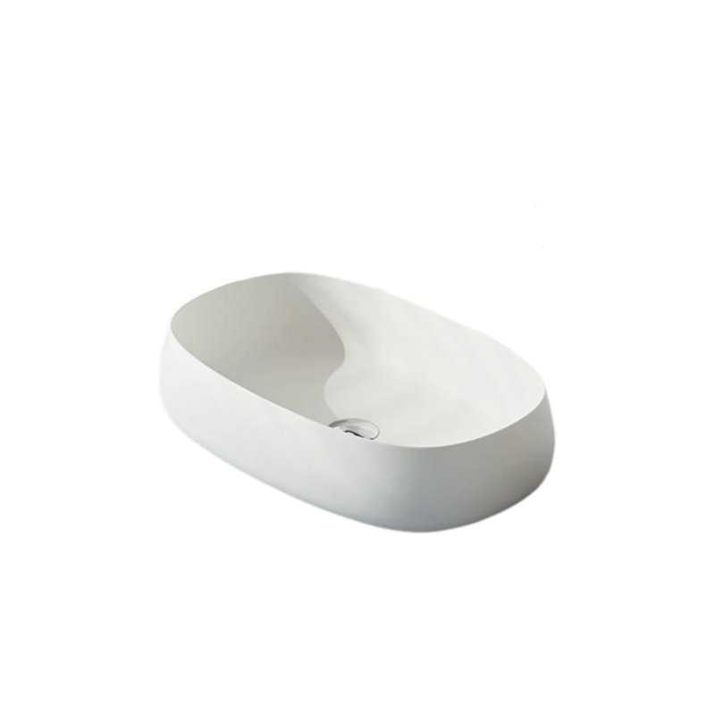 Lavabo pour salle de bain Boat, Blanc