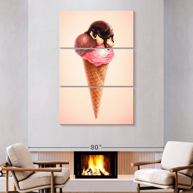 Yarlin Sweet Ice Cream Cone, 74" H x 48" W