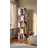 Rotating Bookshelf, 5 Tier Small Bookcase Corner Display Shelf For Small Space Wood Narrow Book Shelf Organizer For Living Room, Walnut-2079972995