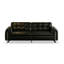 Canapé modulaire noir en similicuir-1178919284