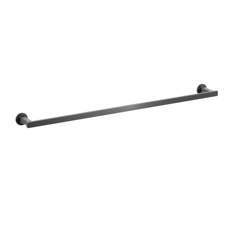 Porte-serviettes Emtek, H 1,75 po x L 31,34 po x P 3,125 po, Flat Black