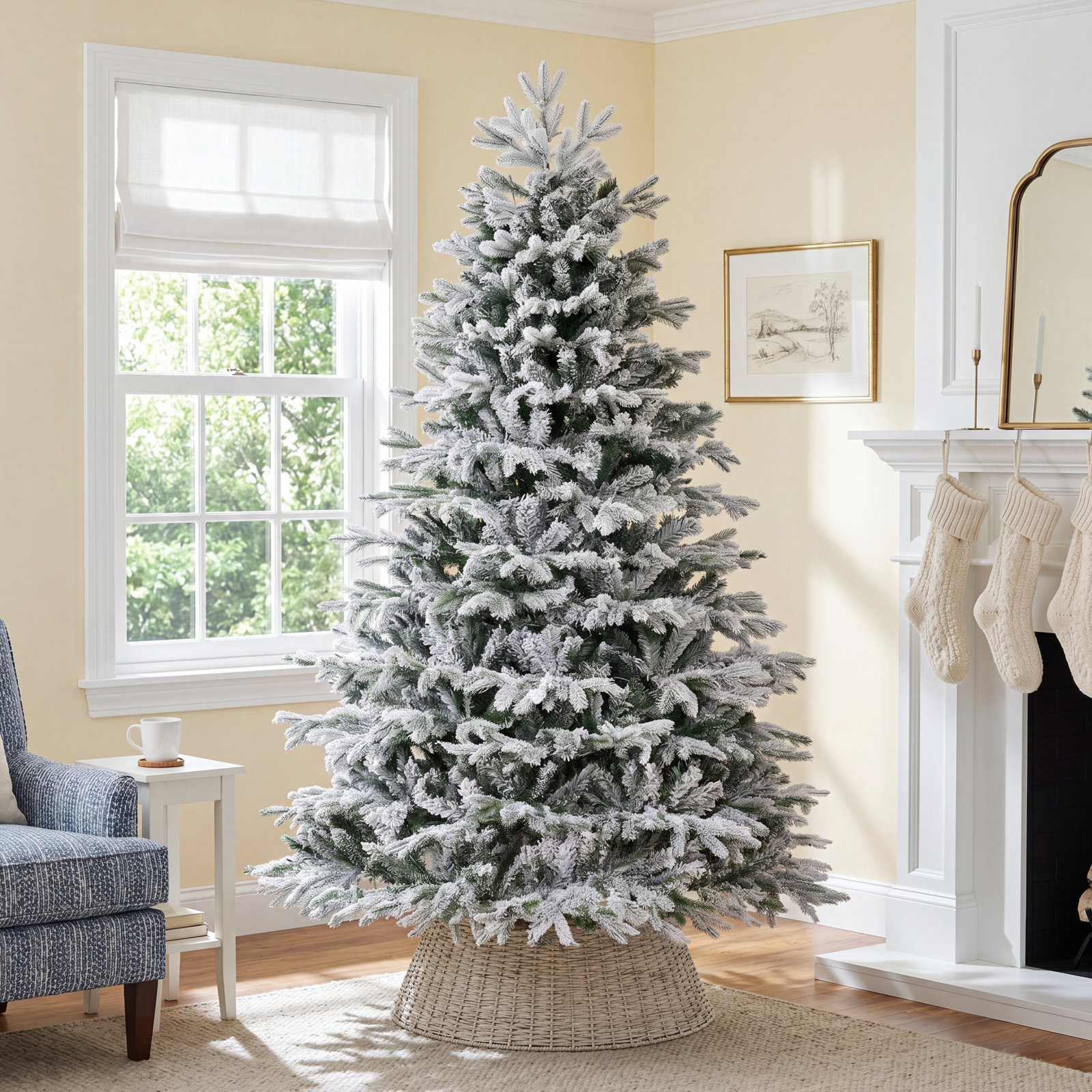 Lighted Artificial Christmas Tree
