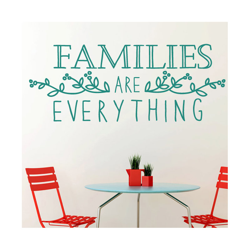 Wall Decal, Aqua Green, Medium