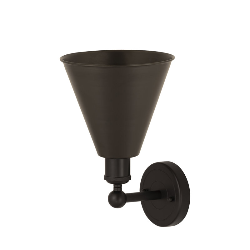 Applique murale 1 lumière 8 "Ballston Cone, Bronze huilé