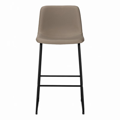 Office Chair, Bar Height, Standing, Computer Desk, Work, Leather Look, Metal, Contemporary, Modern