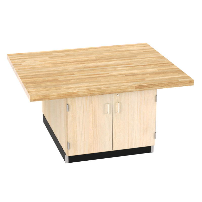 4 postes de travail, H 31,25 po x l 64 po x P 54 po, 4