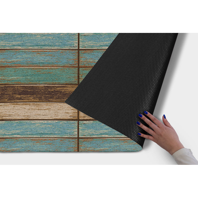 Non-Slip Striped Outdoor Doormat