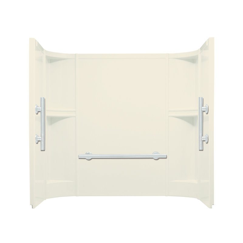 Accord 36 W 36 D 71.25 H Three Wall Alcove Composite Wall
