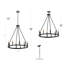 Lustre de style bougie Batuhan-169680765