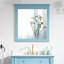 Miroir rectangulaire moderne en bois massif avec cadre H 33 po-1247881754-1247881755