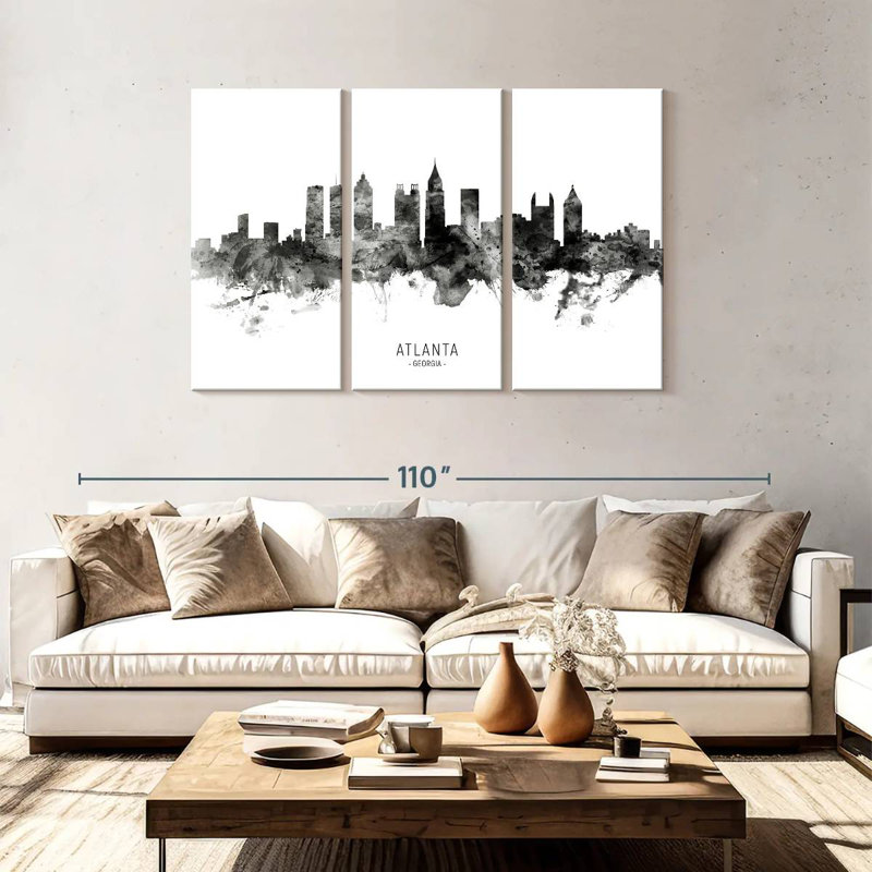 Atlanta, Géorgie, horizon III, H 48 po x l 74 po