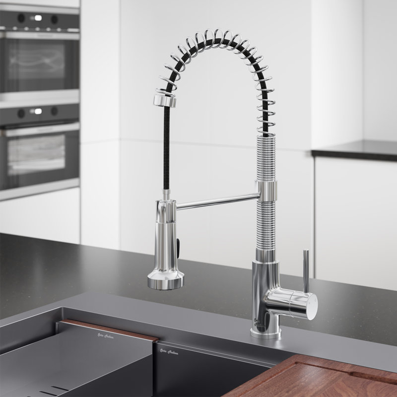 Robinet de cuisine à poignée simple Nouvet, Chrome