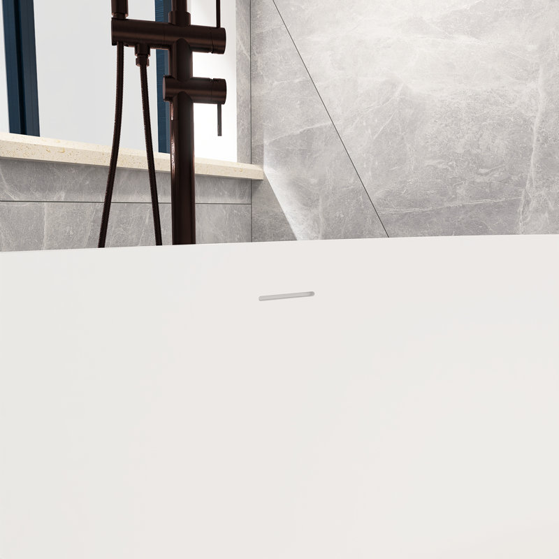 Baignoire autoportante 66,88 po x 33,5 po