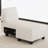 Korian Wide Plush Corduroy Chaise Module of Modular Sofa, Part H Left Chaise & Part I Right Chaise-1361543211-1361543208