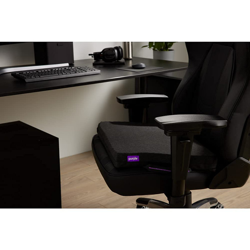 Purple Double Seat Cushions For Office Chairs