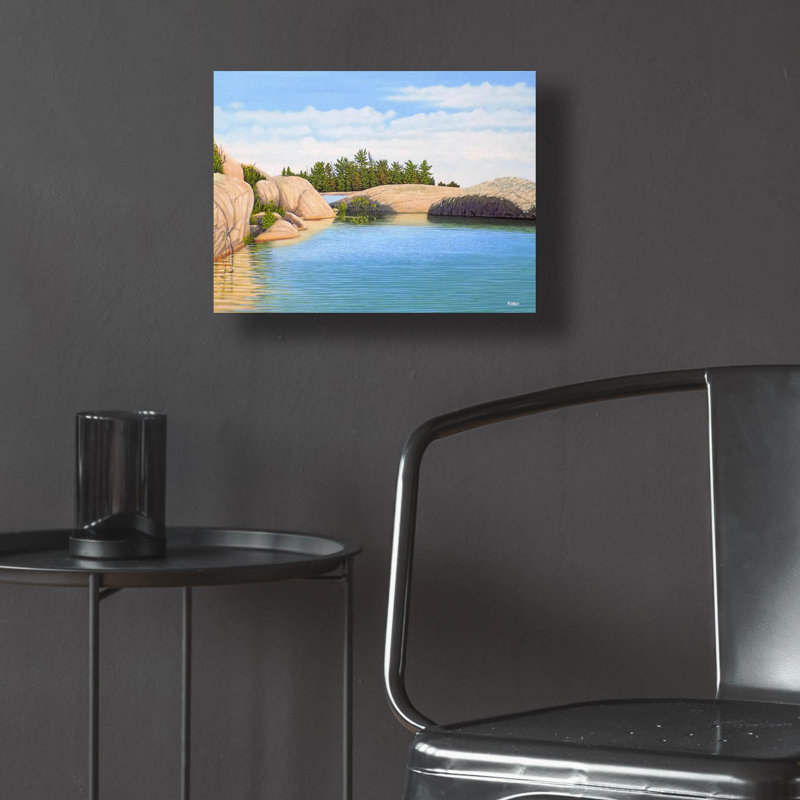  Art mural en verre acrylique, 16 po x 12 po