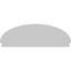 Fronton elliptique en PVC de qualité architecturale Sunburst-41859055