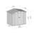 7.2Ft x 5 FT Galvanized Steel Storage Shed-105500998