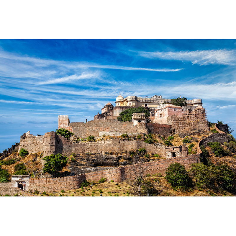 Kumbhalgarh Fort, India - Photographie sur toile tendue, H 8 po x l 12 po