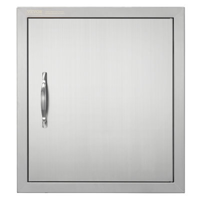 BBQ Access Door, Stainless Steel Single Outdoor Kitchen Door