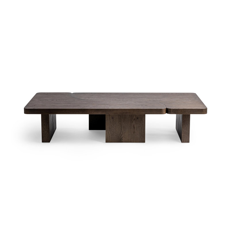 Table basse 2 pièces Melina, Brun havane
