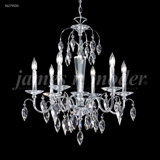 Sculptured Crystal Leaf 6 - Light Chandelier