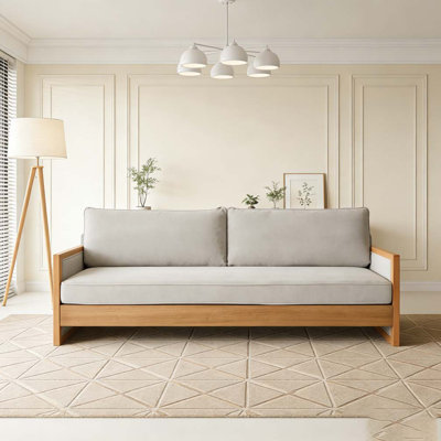 77.8" Sofa Couch Chenille Upholstery Sofa