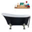 1399.5mm x 680.7mm Soaking Acrylic Bathtub-392690347-392690346