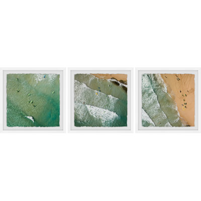 " Waves Triptych " 3 - Pieces