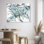 Manuel Roman - Swirling Ferns Canvas Abstract Print by Oliver Gal, Black Frame, 20 x 16-12487411-256428797