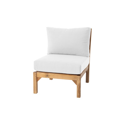 Huntington Teak Outdoor Armless Club Chair