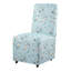Chaise d'appoint rembourrée Colette avec roulettes-1534172660