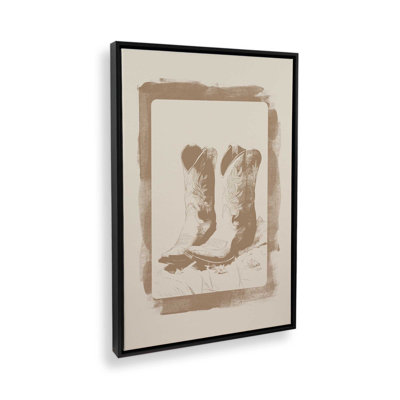 Western Cards III Canvas Print