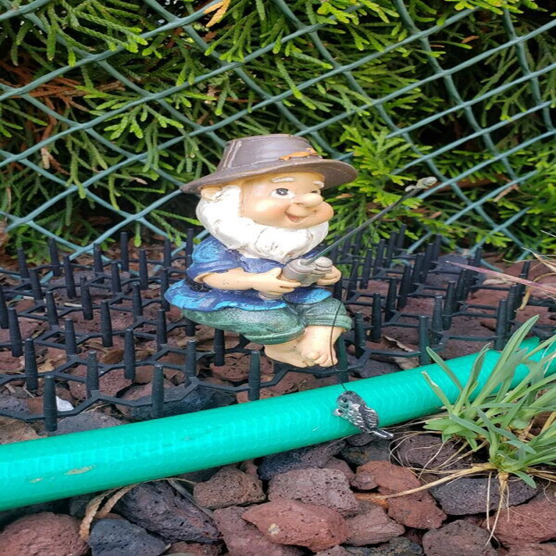 Statue de jardin de pêche gnome assis
