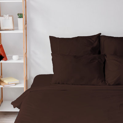 6 Piece Ultra Soft Double Brushed Microfiber Sheet Set, Cooling Sheets with Extra Deep Pockets - Machine Washable