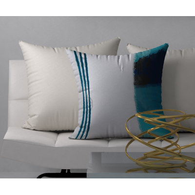Subtle Fizz Square Throw Pillow