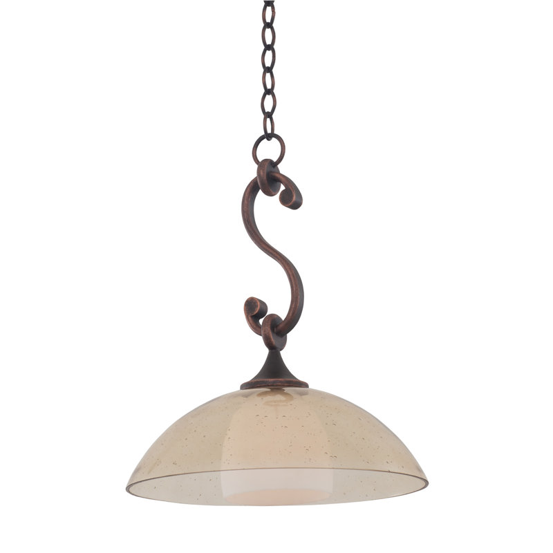 Arroyo 1 LT Antique Copper Pendant Kalco