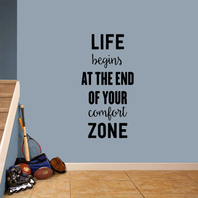 Text & Numbers Non-Wall Damaging Wall Decal
