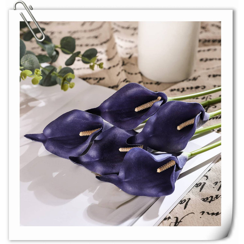 20 pièces de fleurs de lys Calla, Mauve