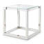 State Glass End Table