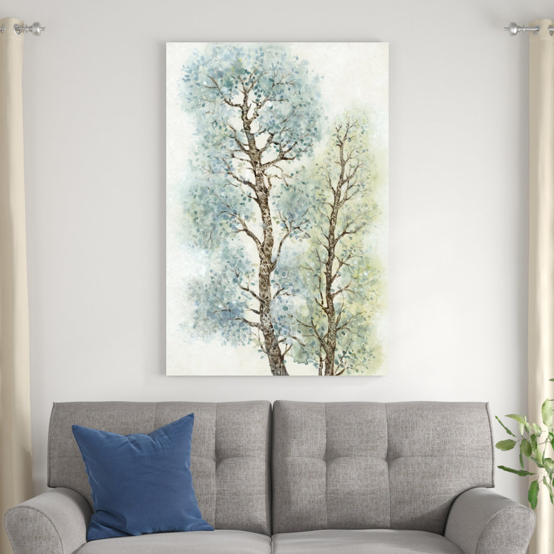Cimes d'arbres tranquilles I, H 48 po x l 32 po x P 1,25 po