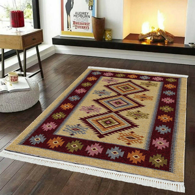 Pinkert Southwestern Area Rug, Rectangle 120 x 180cm