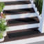 Ensemble de 4 marches d'escalier intérieur / extérieur 8,5 po x 30 po WaterHog® Argyle-442623812