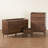 Lena Mid-Century Modern Wood 3-Piece Storage Set