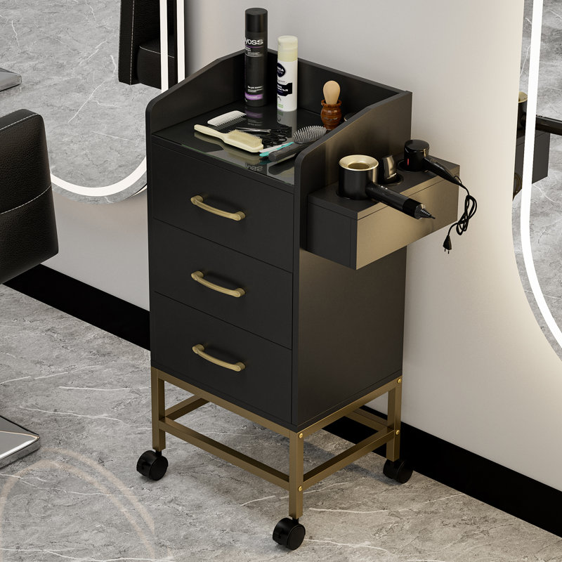 Chariot de rangement Beauty Adaysia, Noir