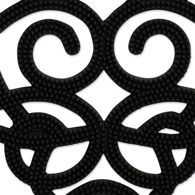 Romilly Non-Slip Geometric Outdoor Doormat