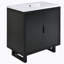 Haislynn 29.5'' Single Bathroom Vanity with Ceramic Top-667543623