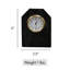 Horloge de table analogique noire
